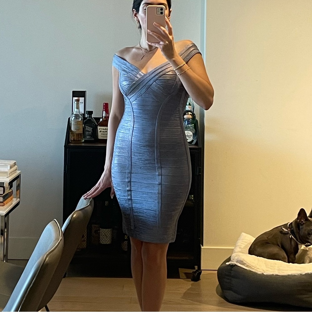 Herve Leger bodycon dress NWT